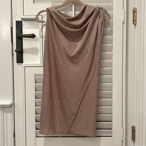 Donna Karan cashmere beige slouchy top